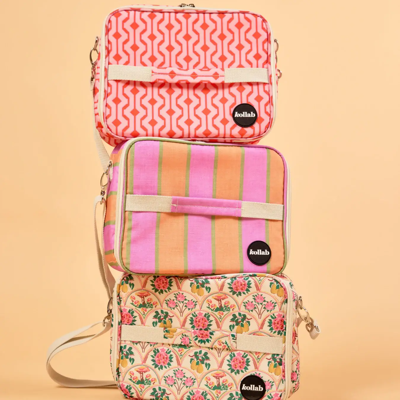 Bento Bag Cherry Zig Zag - Image 2