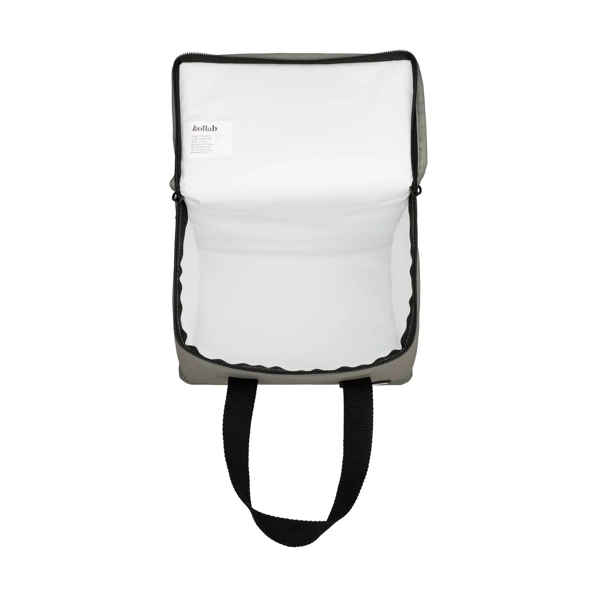 Lunch Bag Khaki Black - Image 5
