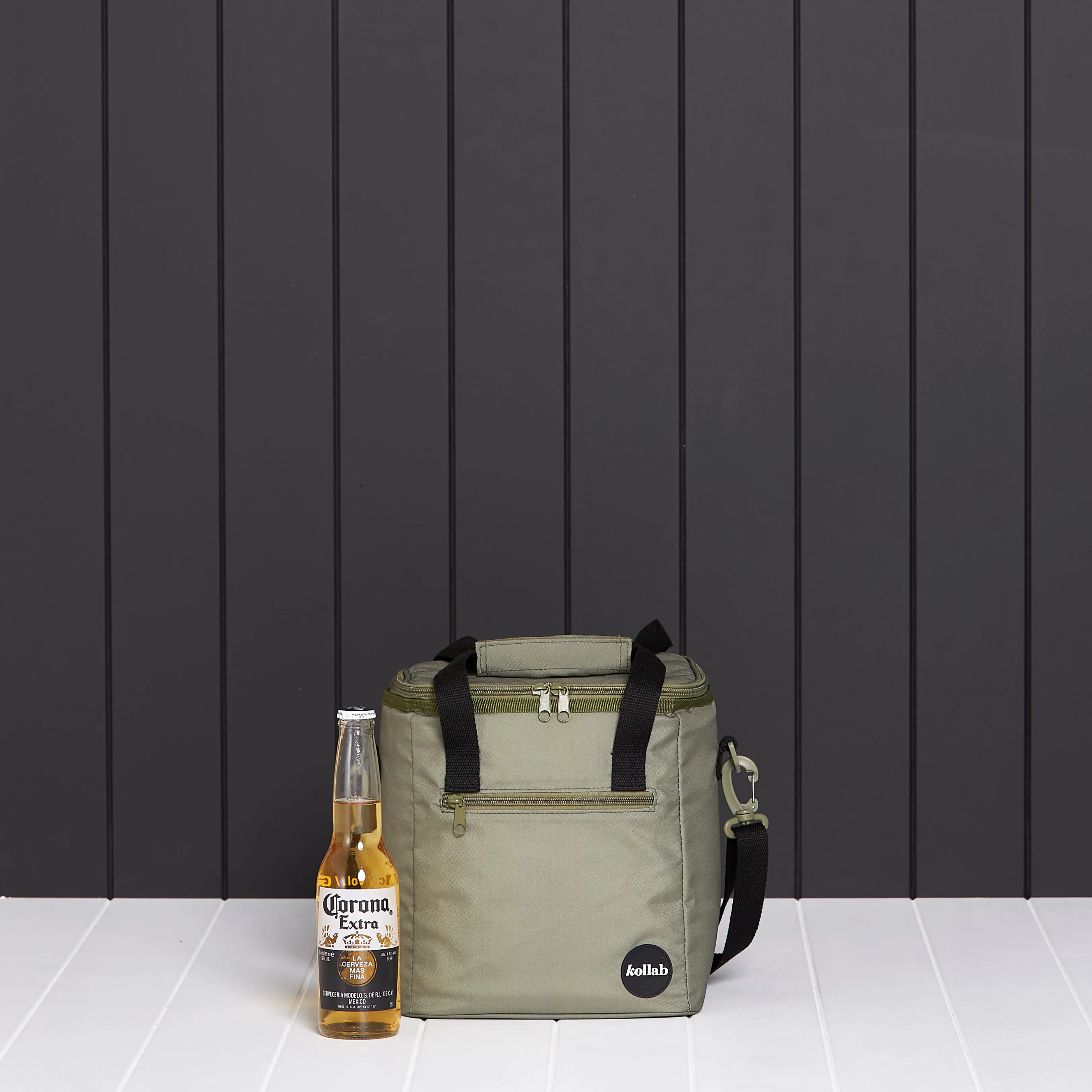 Mini Cooler Khaki Black - Image 4