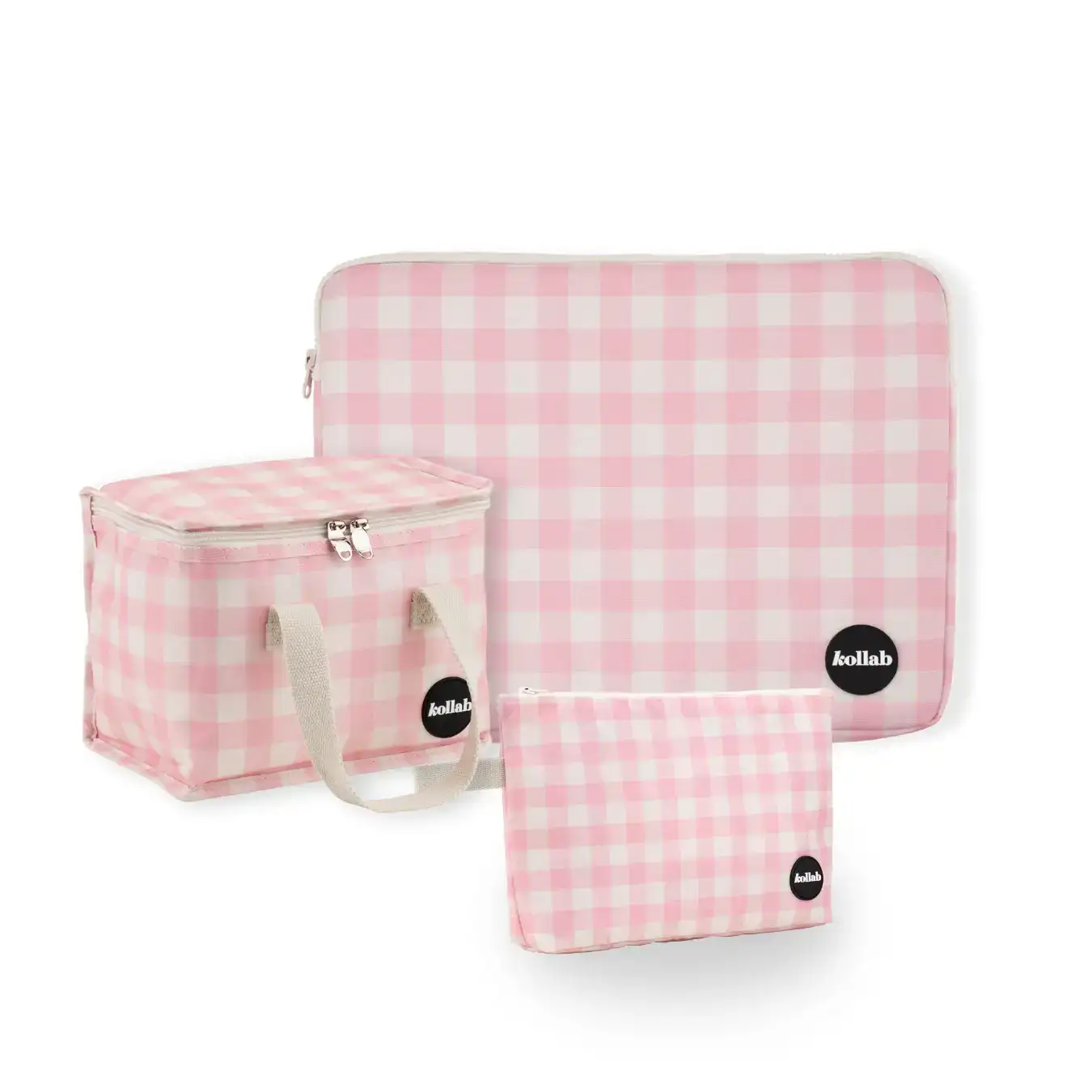 Laptop Bundle Candy Pink Check