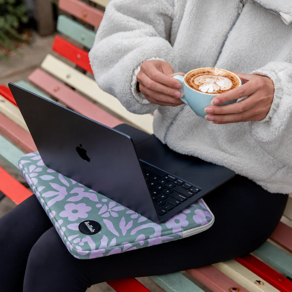 Laptop Case Lavender Bloom - Image 3