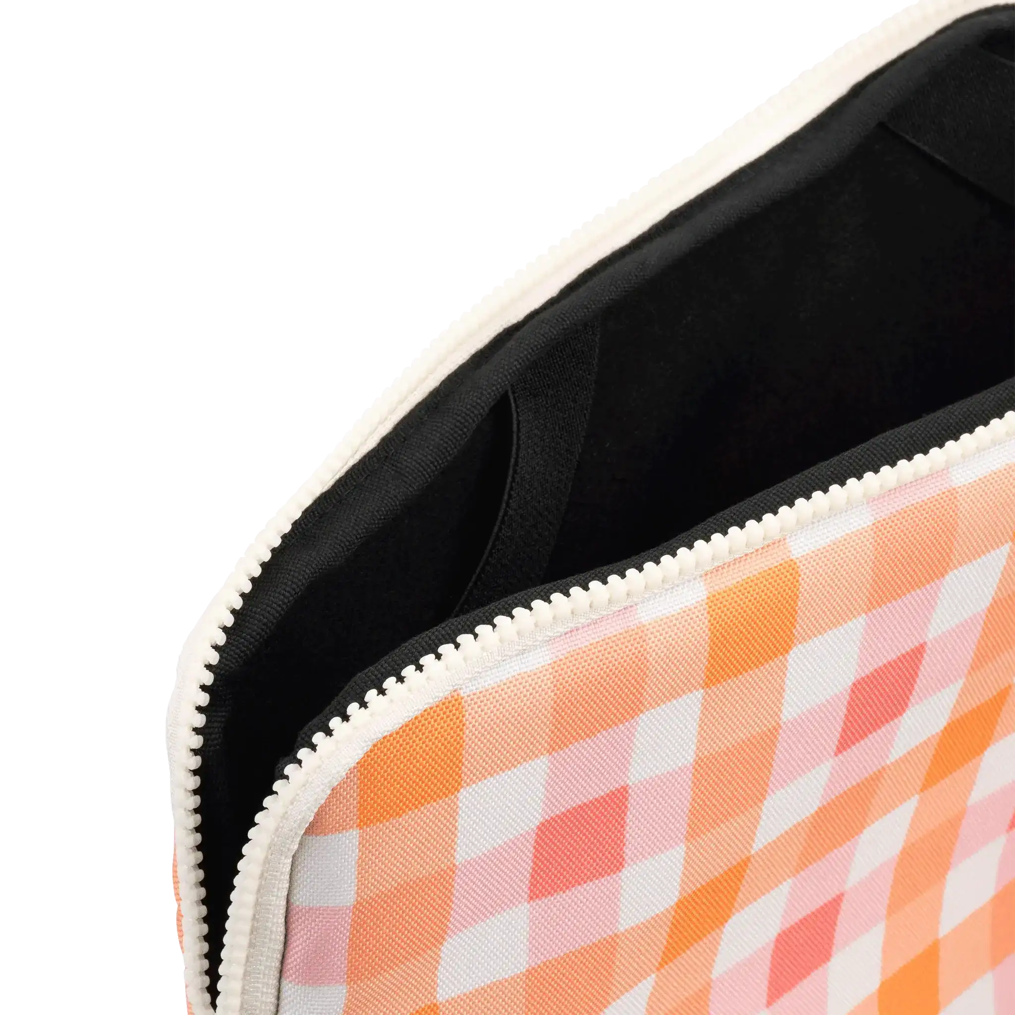 Laptop Case Watermelon Peach Check - Image 3