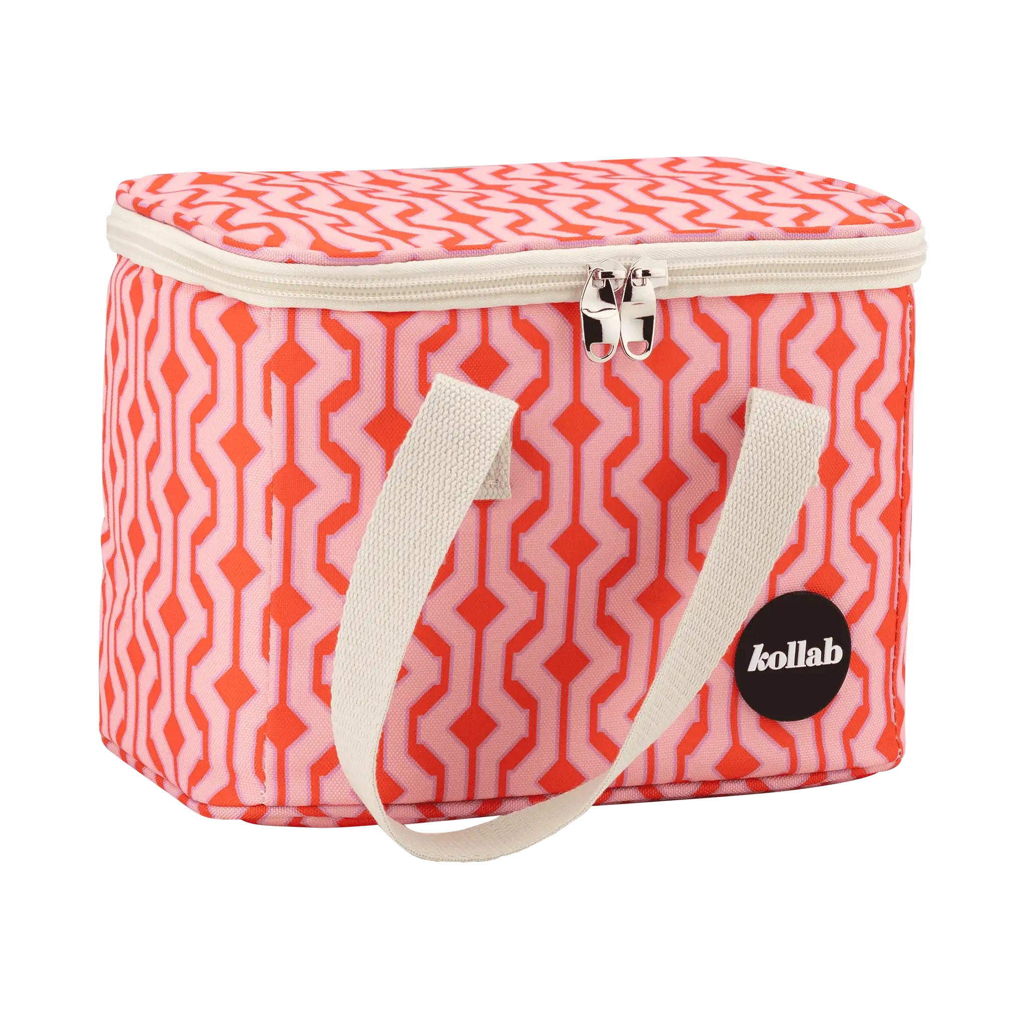 Lunch Bag Cherry Zig Zag