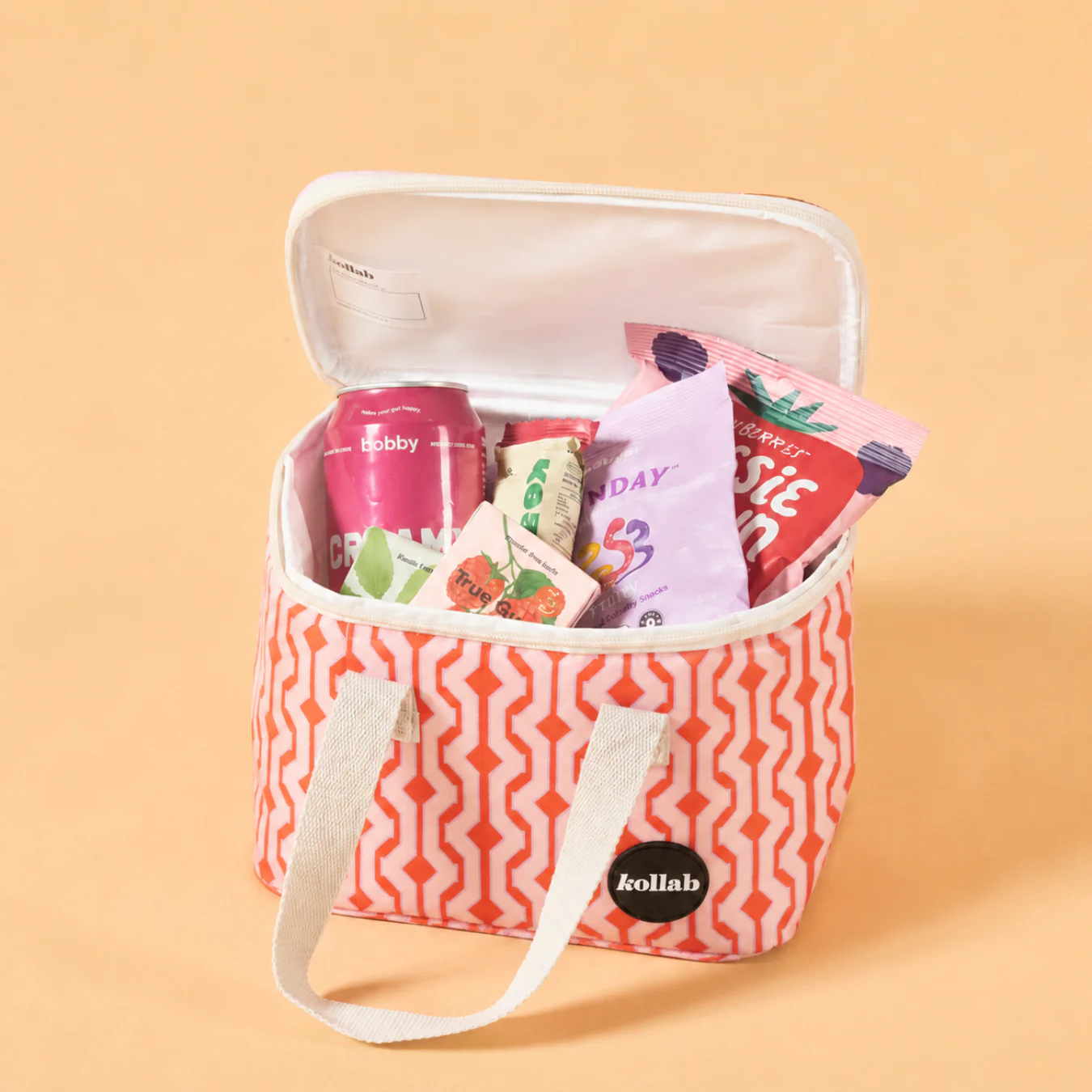Lunch Bag Cherry Zig Zag - Image 8