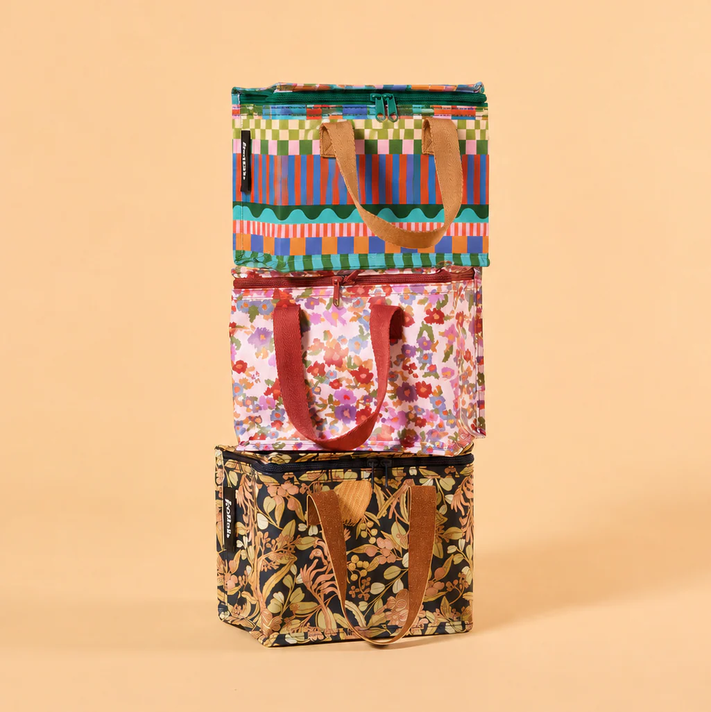 Lunch Bag Blocks and Stripe - Image 3