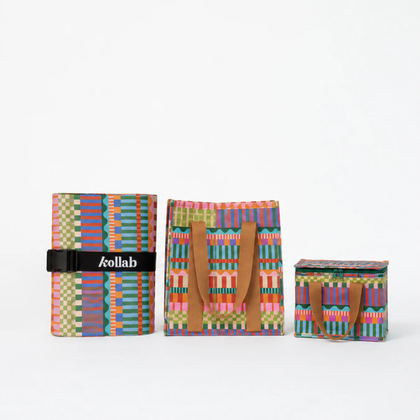 Lunch Bag Blocks and Stripe - Image 6