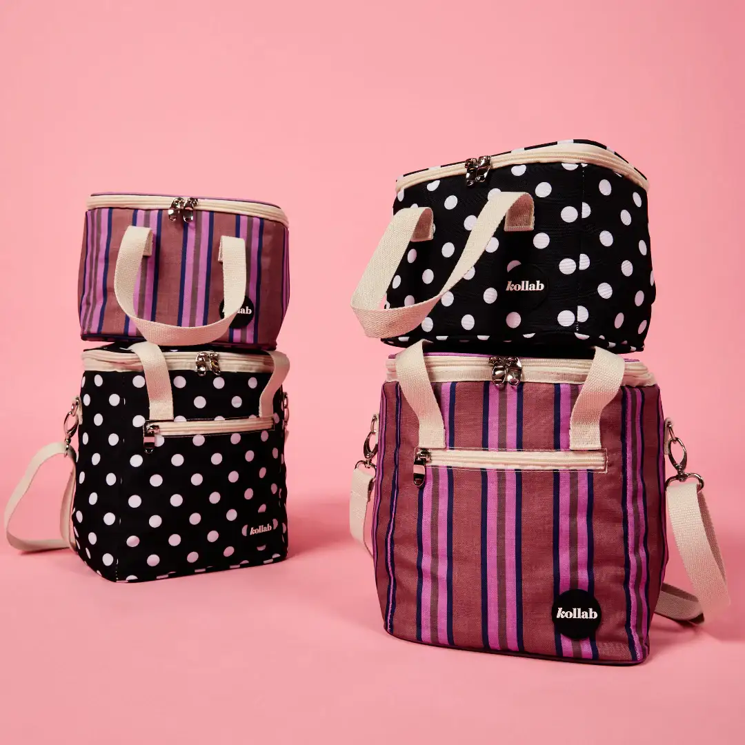 Lunch Bag Mulberry Lines - Image 3