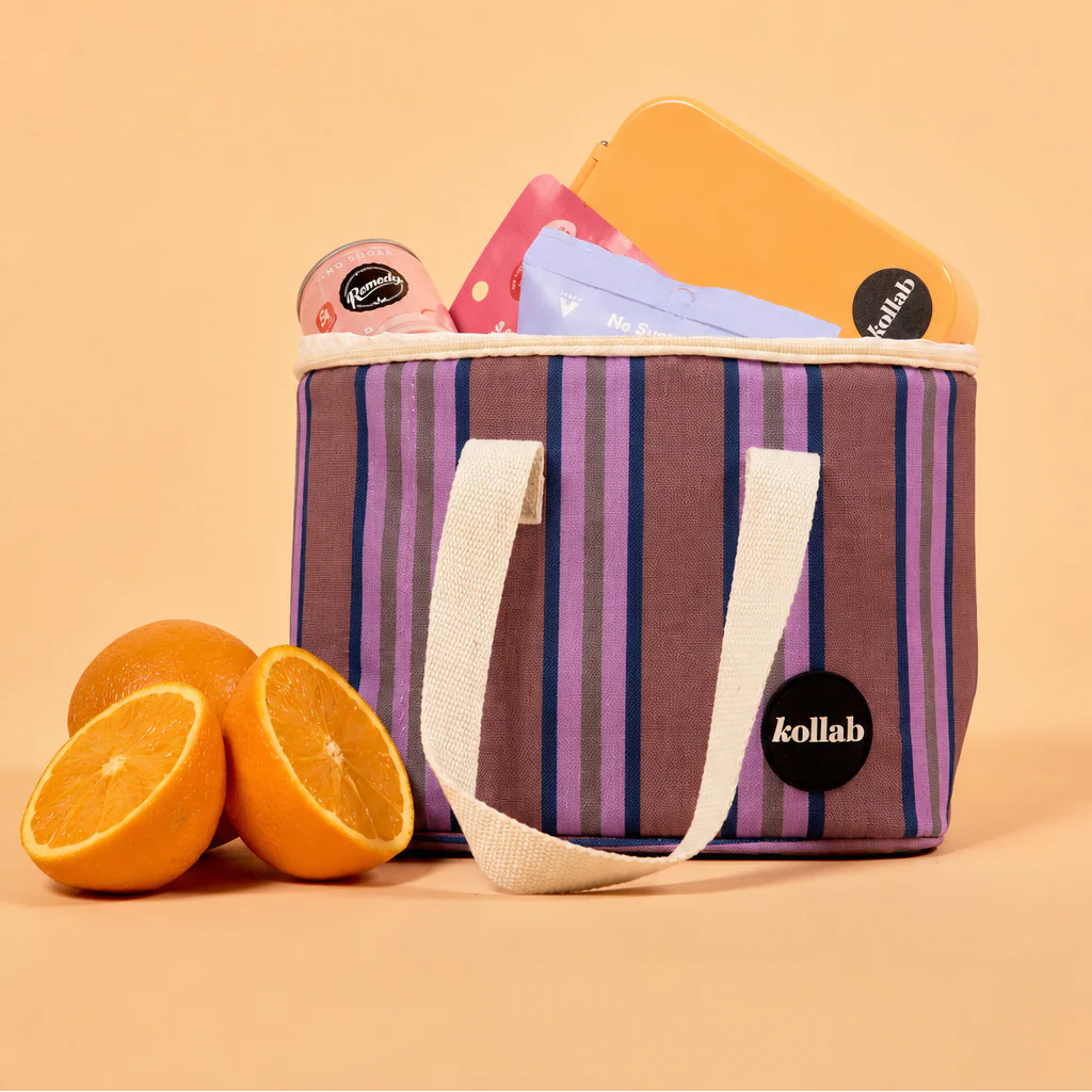 Lunch Bag Mulberry Lines - Image 6