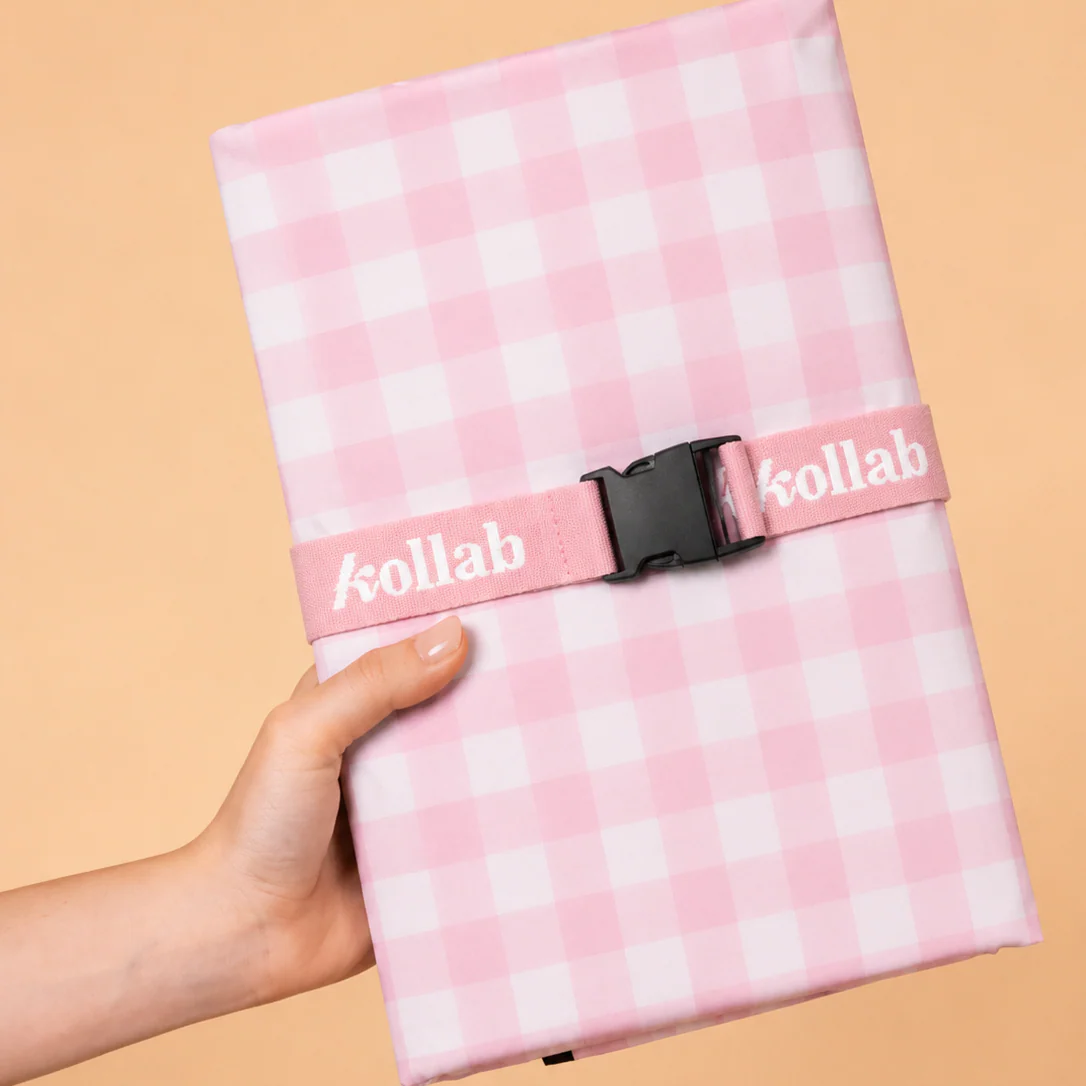 Medium Mat Candy Pink Check - Image 3
