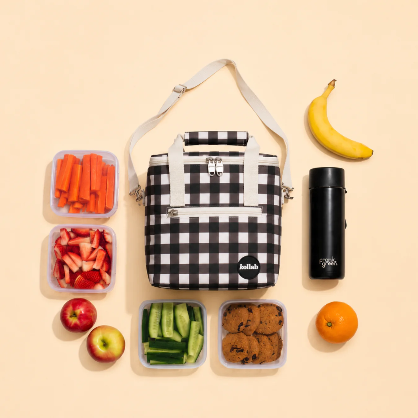 Mini Cooler Black Check - Image 6