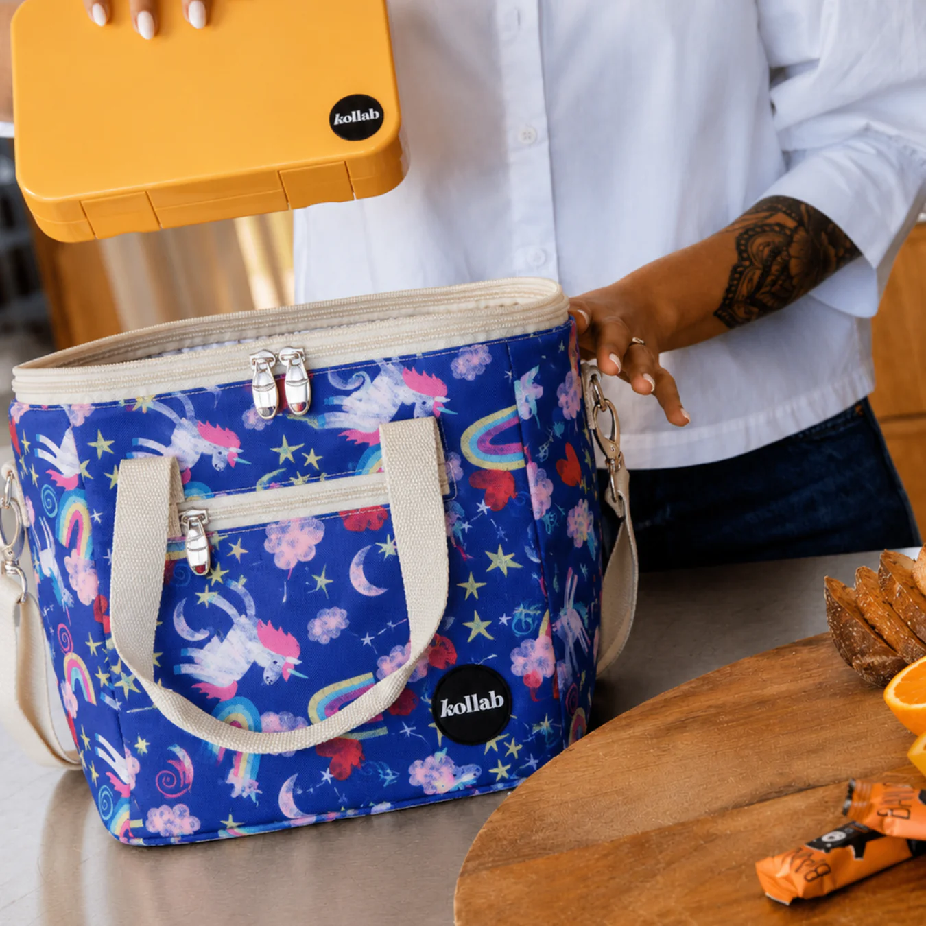 Mini Cooler Unicorn and Stars - Image 4