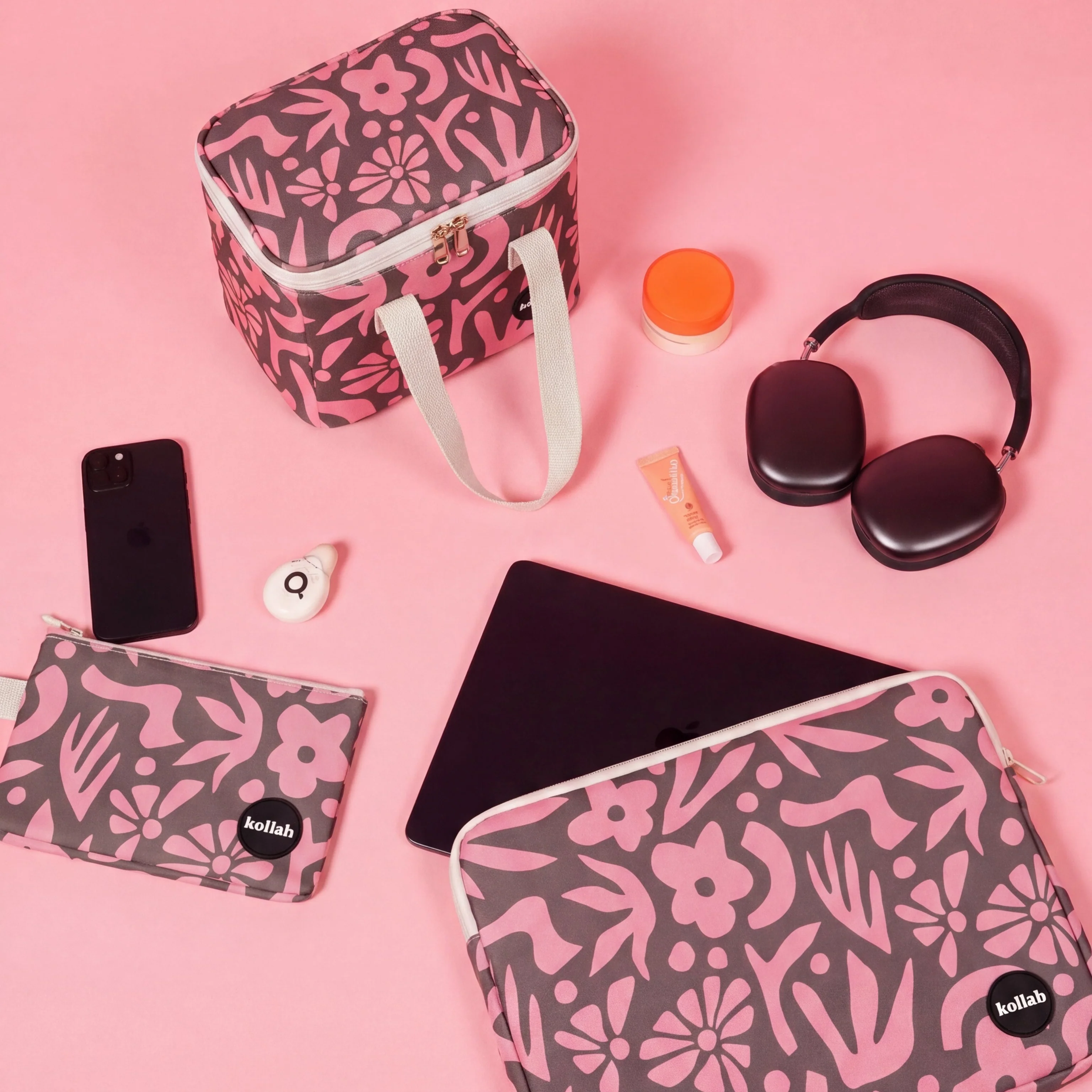 Lunch Bag Peach Bloom - Image 3