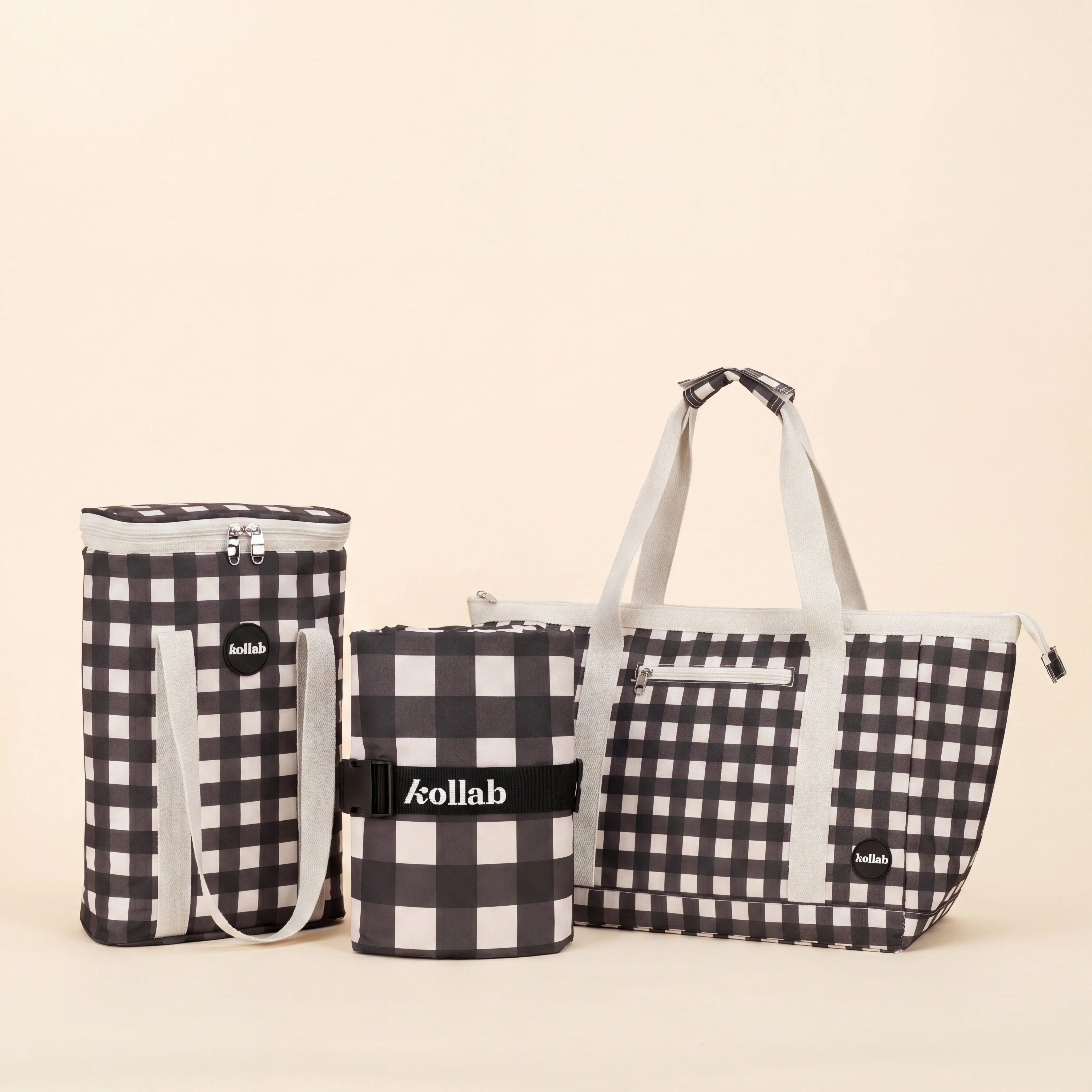 Picnic Mat Black Check - Image 6