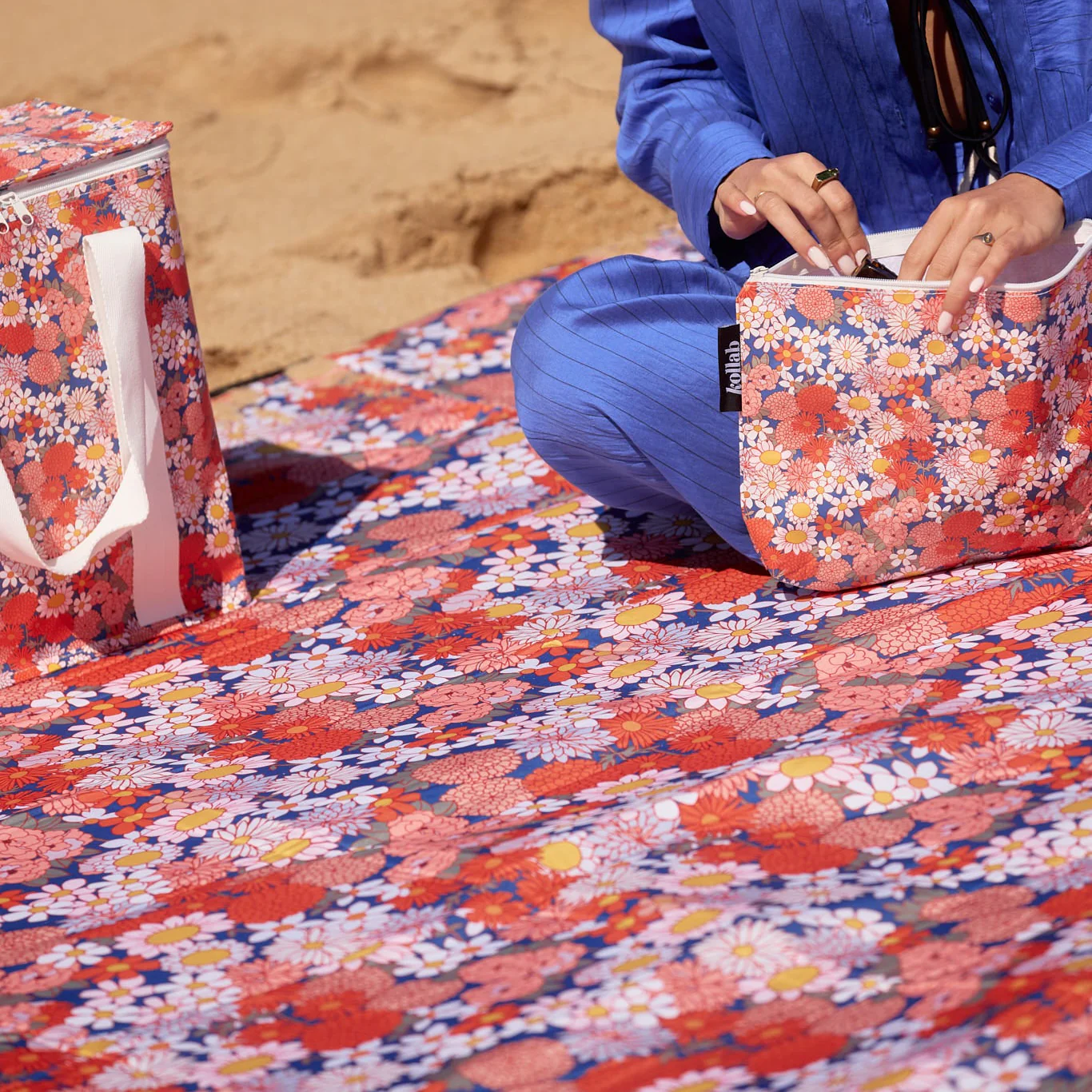 Picnic Mat Field of Flowers - Image 2