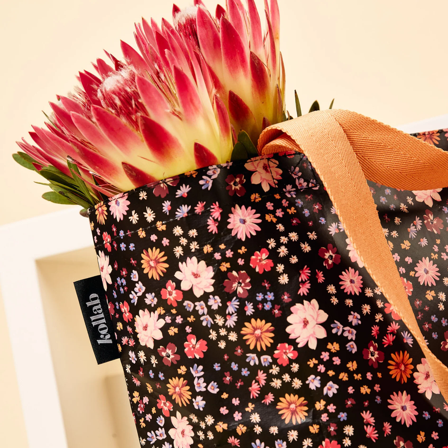 Shopper Tote Mocha Meadow - Image 2