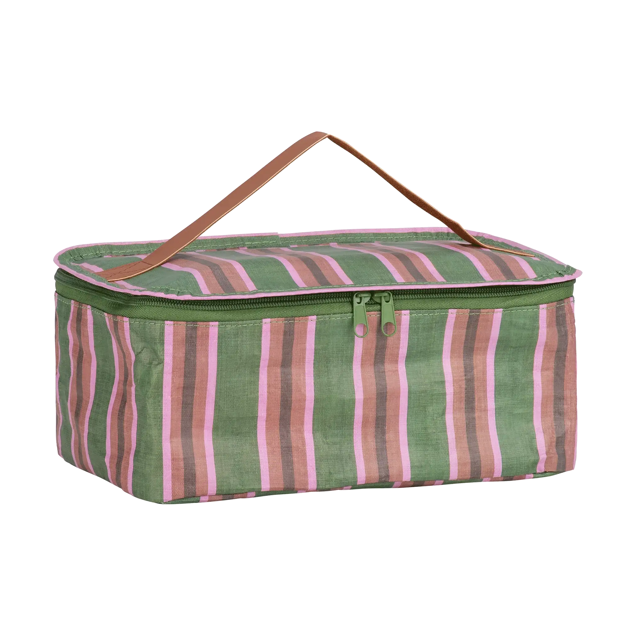 Toiletry Stash Bag Forest Stripe