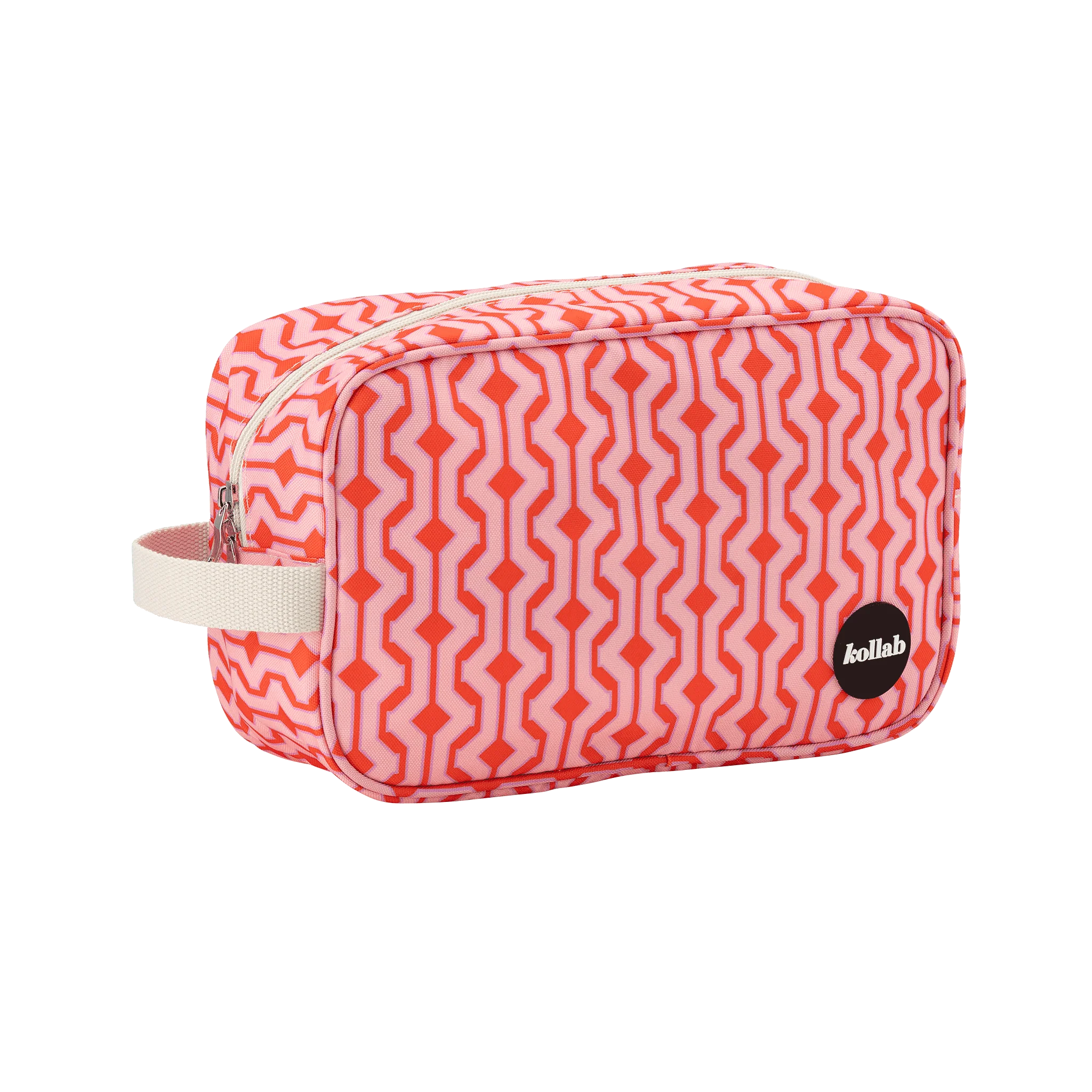 Travel Bag Cherry Zig Zag