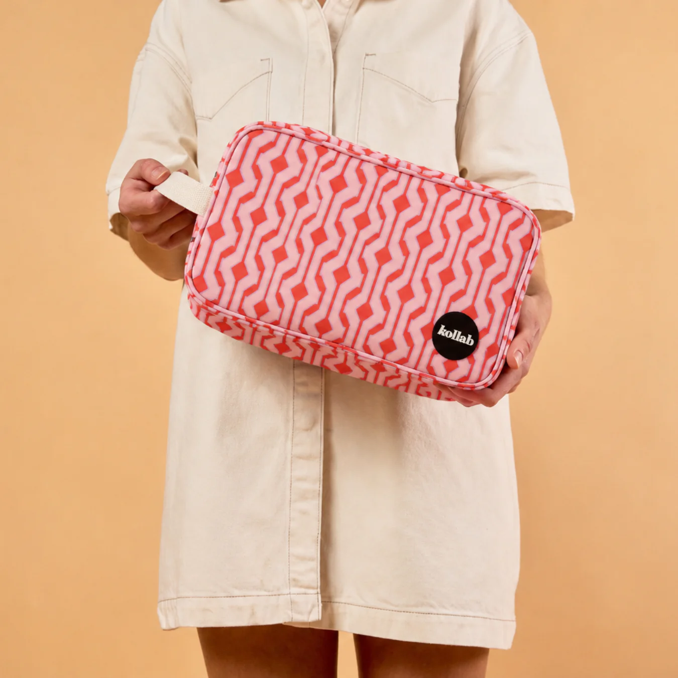 Travel Bag Cherry Zig Zag - Image 6