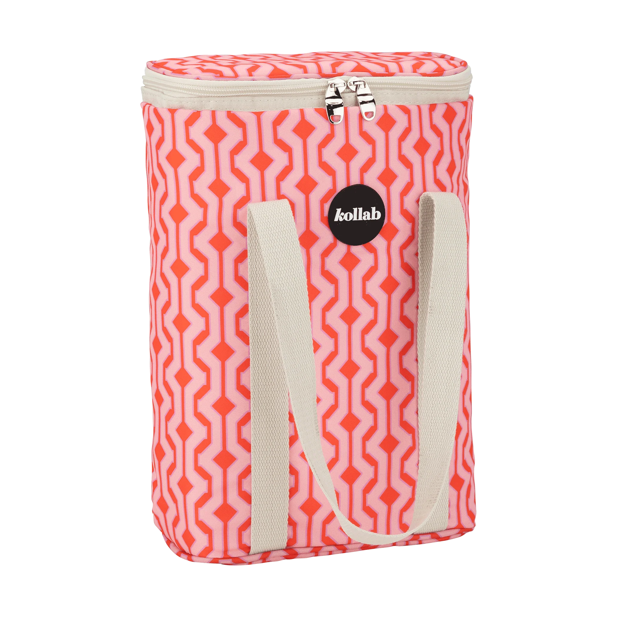 Wine Cooler Bag Cherry Zig Zag