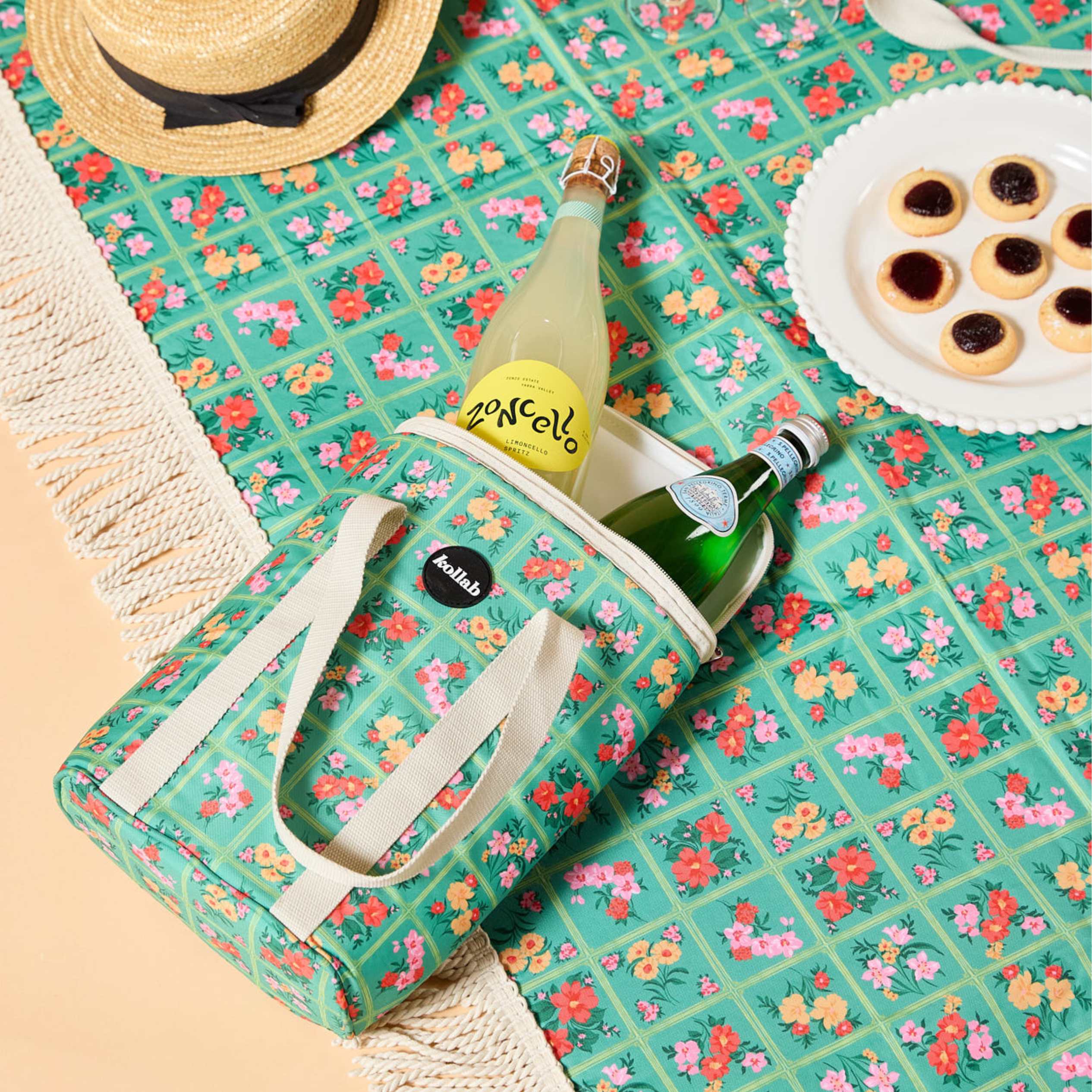Wine Cooler Bag Vintage Patch - Image 3